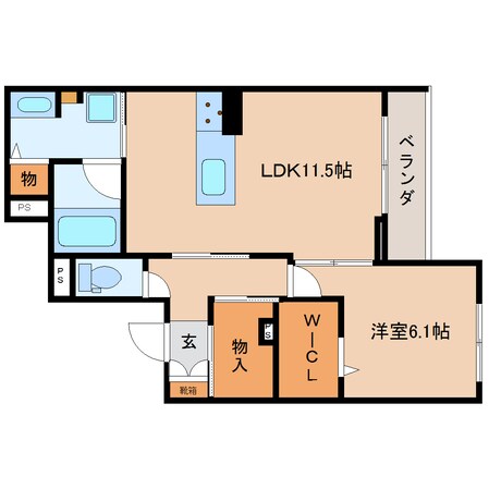 静岡駅 バス18分  安東二丁目北下車：停歩2分 2階の物件間取画像